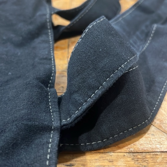 Artisan black tote with Greek traditional fabric - Picture 9 of 9